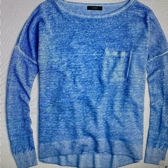 J.Crew linen neon pink beach sweater with pocket new with tags size XL - Picture 2 of 12